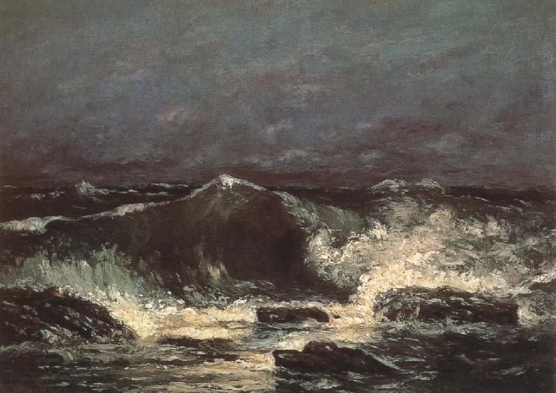 Gustave Courbet wave oil painting picture